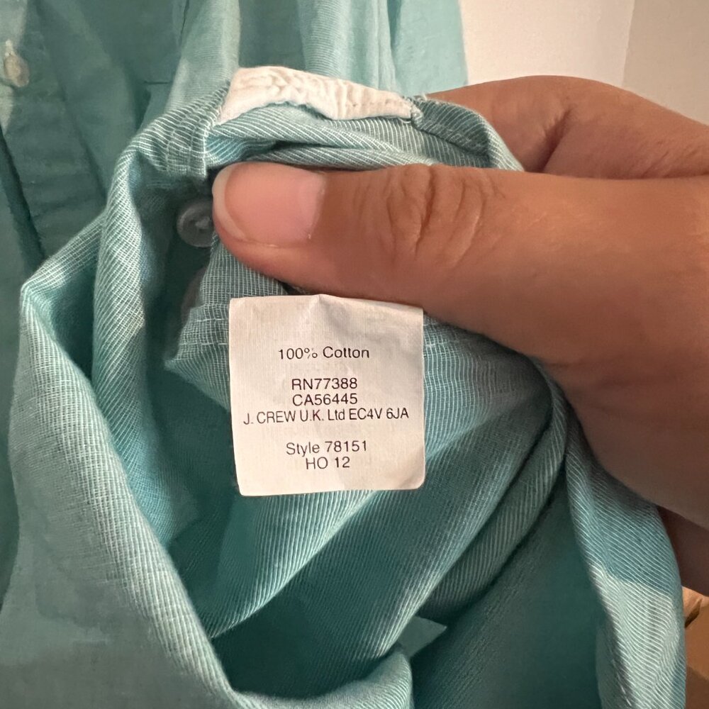 J Crew Large Button Down - image 7